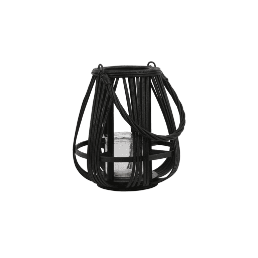 Lanterna BAHARI preto 20x20x23cm
