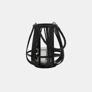 Lanterna BAHARI preto 20x20x23cm