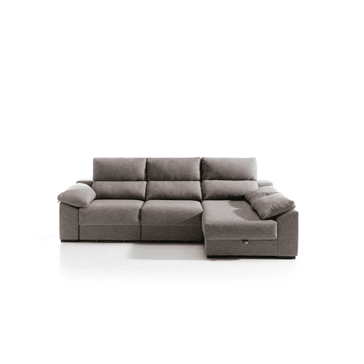 Chaise longue KLEE dereita 4 lugares vison