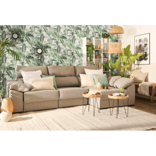Chaise longue KLEE dereita 4 lugares vison