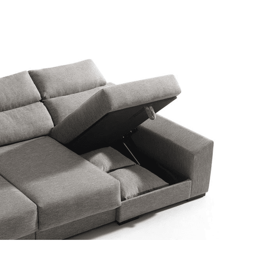 Chaise longue KLEE dereita 4 lugares vison