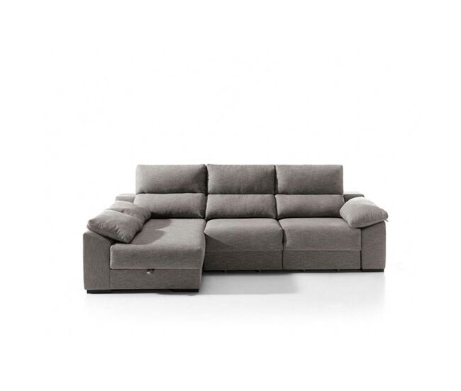 Chaise longue KLEE izquierda 4 plazas visón