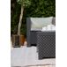 Set jardín OASIS con sofá rinconera 5 plazas y mesa de centro Set jardín OASIS con sofá rinconera 5 plazas y mesa de centro Gris
