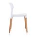 Silla de cocina fija AGATA Silla de cocina fija AGATA Blanco