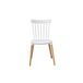 Silla de cocina fija FATIMA Silla de cocina fija FATIMA Blanco