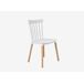 Silla de cocina fija FATIMA Silla de cocina fija FATIMA Blanco