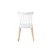 Silla de cocina fija FATIMA Silla de cocina fija FATIMA Blanco