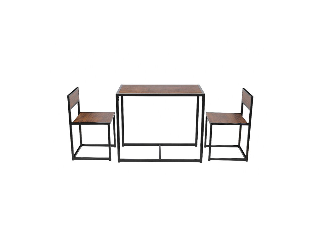 Conjunto DUO I mesa fija y 2 sillas de cocina