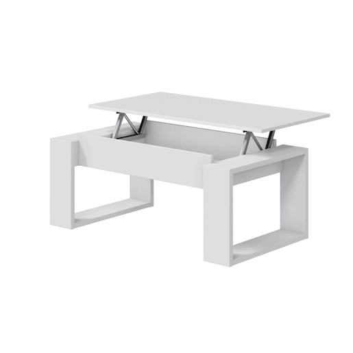 Mesa de centro elevável NOVA cor branco Mesa de centro elevável NOVA cor branco