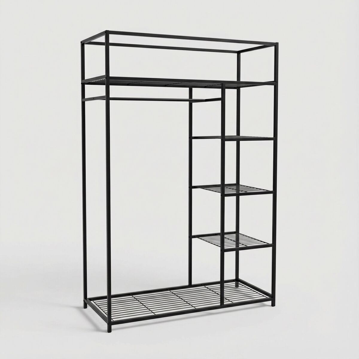 Armario de metal WARDY IV 110x40x170cm negro