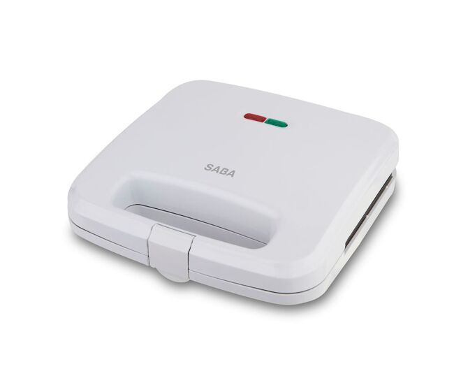 Sandwichera SABA SB-SAN-2021 Blanca - Fácil y Rápida