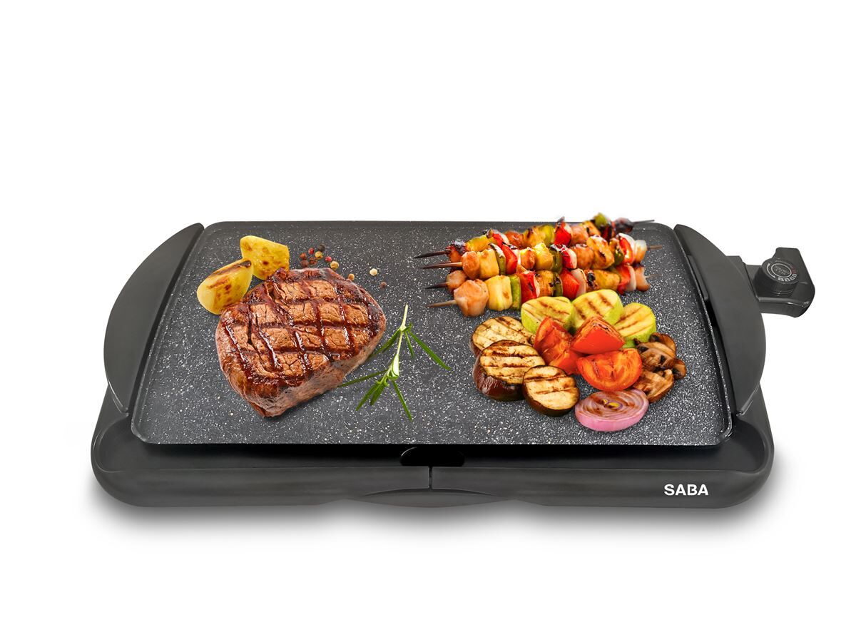 Plancha de asar Saba SB-BBQ-2021 2000w 48x34cm
