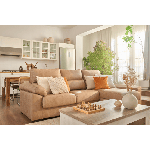 Chaise longue BEA dereita 4 lugares vison