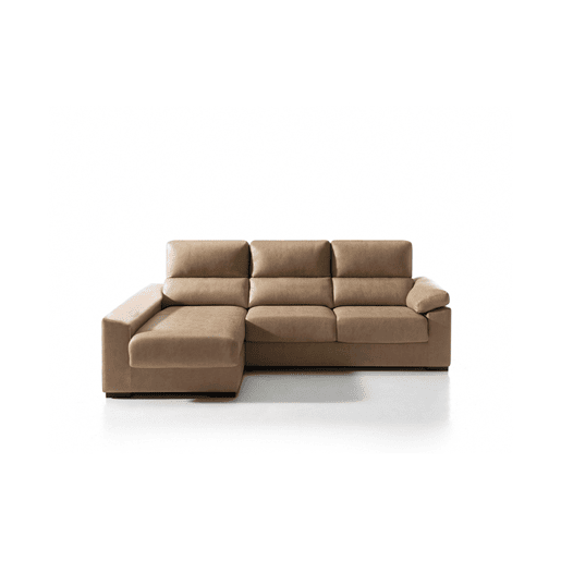 Chaise longue 4 lugares BEA lado esquerdo cor visón