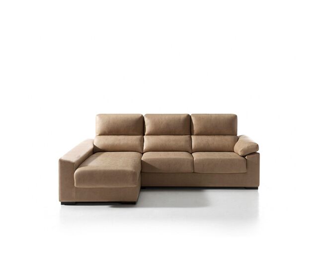 Chaise longue 4 plazas BEA lado izquierdo color visón