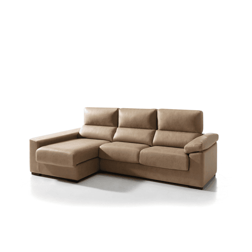 Chaise longue 4 lugares BEA lado esquerdo cor visón