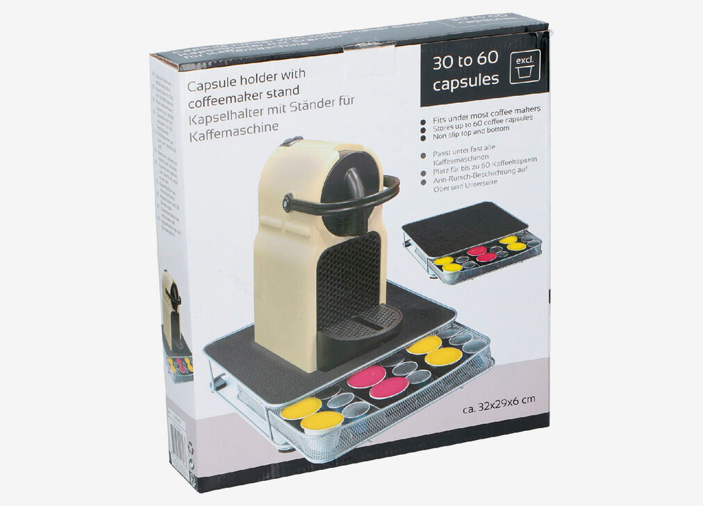 Porta cápsulas compatible con NESPRESSO y DOLCE GUSTO