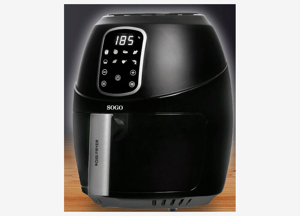 Freidora SOGO FRE-SS-10805 sin aceite 3,5 litros negra