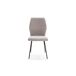 Silla fija de cocina CAROL patas de metal Silla fija de cocina CAROL patas de metal Gris Claro