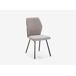 Silla fija de cocina CAROL patas de metal Silla fija de cocina CAROL patas de metal Gris Claro