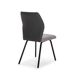 Silla fija de cocina CAROL patas de metal Silla fija de cocina CAROL patas de metal Gris Claro