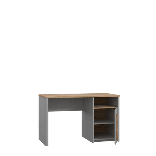 Secretária SURFINO 120x73,5cm 1 porta cor cinza