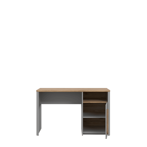 Secretária SURFINO 120x73,5cm 1 porta cor cinza
