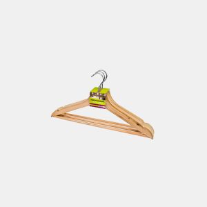 Set 3 cabides MADERA natural 44cm