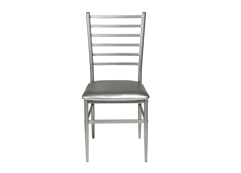 Silla de cocina alkor ice ii fija color plata - conforama