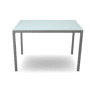 Mesa de cozinha cristal II fixa branca