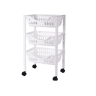 Carrinho MULTIUSOS branco opaco 66,5x39,3x26,5cm