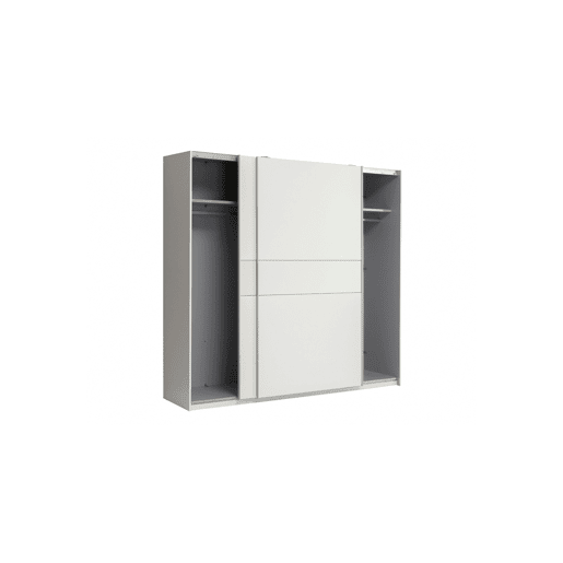 Roupeiro NEVADA portas deslizantes 200x209cm branco