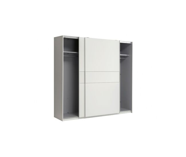Armario nevada puertas correderas 200x209cm blanco - conforama