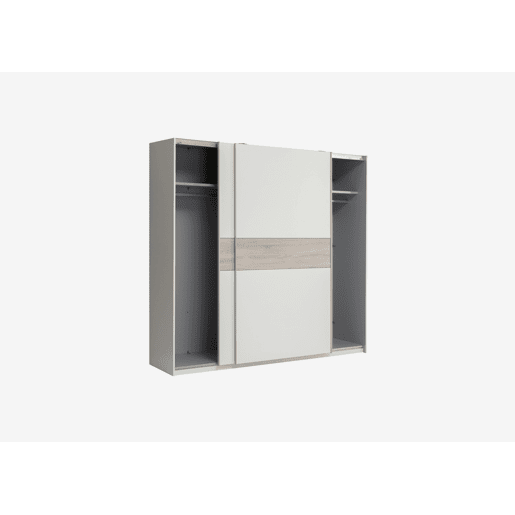 Roupeiro NEVADA portas deslizantes 200x209cm branco