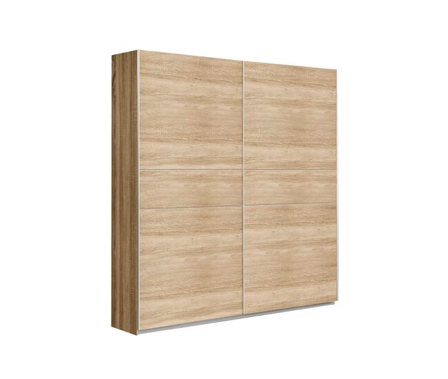 Armario nevada puertas correderas 200x209cm roble - conforama