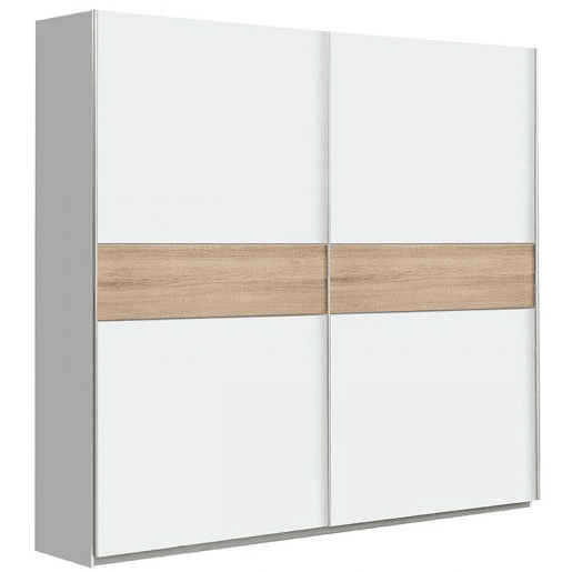 Roupeiro NEVADA portas deslizantes 220x209cm branco