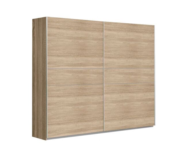 Armario nevada puertas correderas 220x209cm roble - conforama