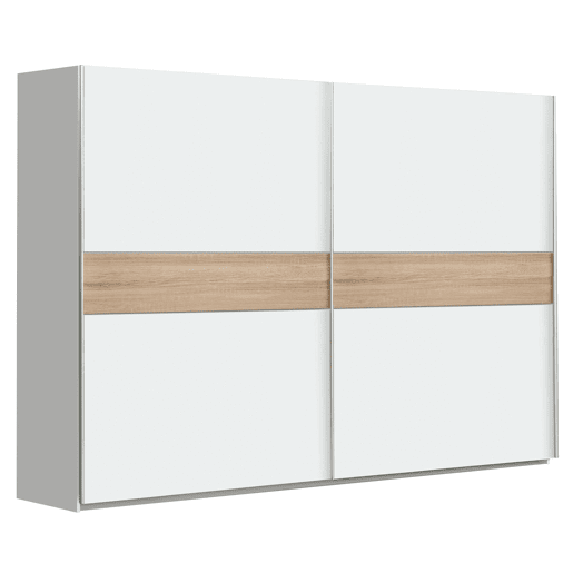 Roupeiro NEVADA portas deslizantes 270x209cm branco
