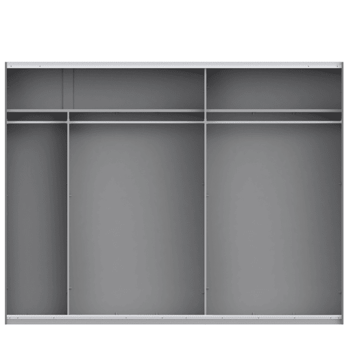 Roupeiro NEVADA portas deslizantes 270x209cm branco