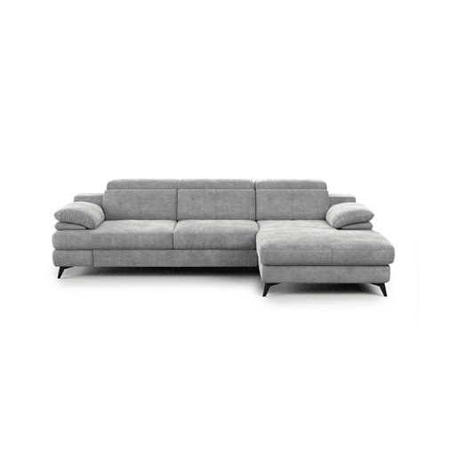 Chaise longue TITUS com cama dereita 4 lugares cinza