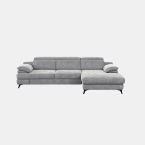 Chaise longue TITUS com cama dereita 4 lugares cinza