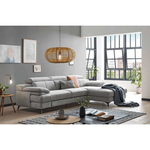 Chaise longue TITUS com cama dereita 4 lugares cinza