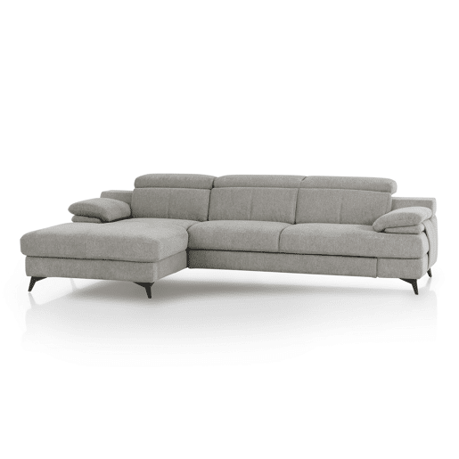 Chaise longue TITUS com cama esquerda 4 lugares bege