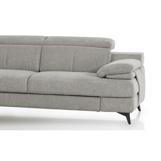 Chaise longue TITUS com cama esquerda 4 lugares bege