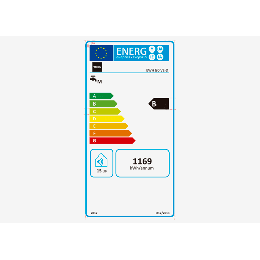 Termoacumulador TEKA EWH 80 VE-D 80 litros