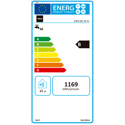 Termoacumulador TEKA EWH 80 VE-D 80 litros