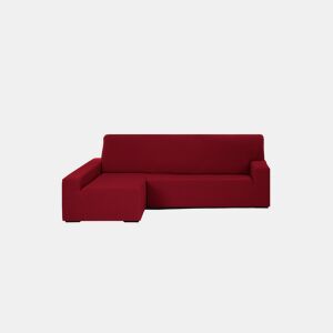 Capa para chaise longue esquerda cor bordeaux