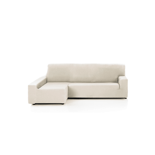 Capa para chaise longue OLIMPO branca esquerda Capa para chaise longue OLIMPO branca esquerda