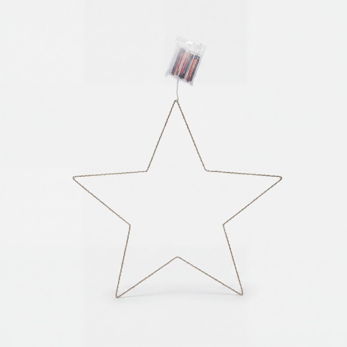 Estrella navidad metal ALLISON 44cm