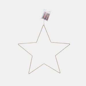Estrela de natal em metal ALLISON 44cm